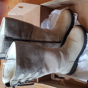 Overland Leather Knee High Boots Womens Size 38